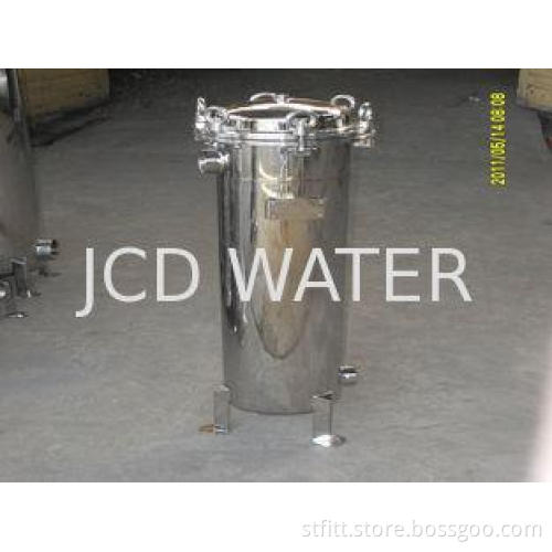 Commercial Bag Filter Housing Stainless Steel , Liquid Bag
